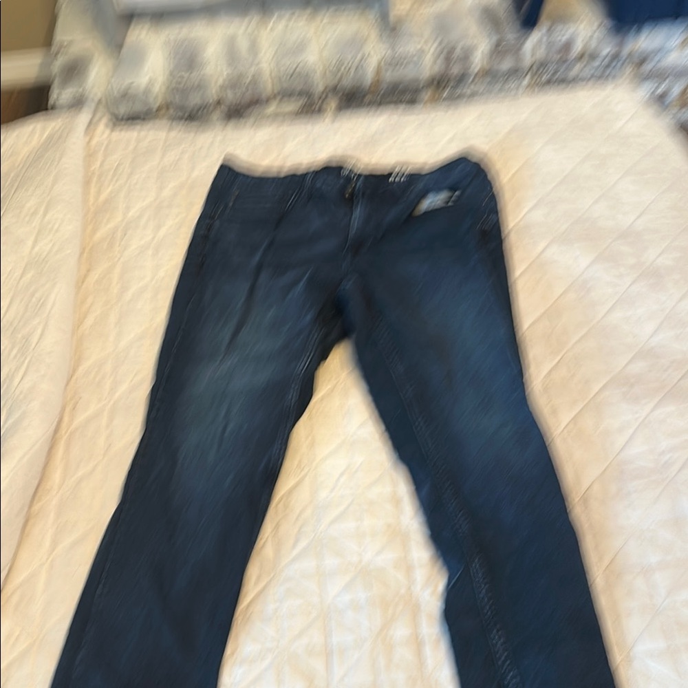 DKNY Dark Blue Straight Leg Jeans